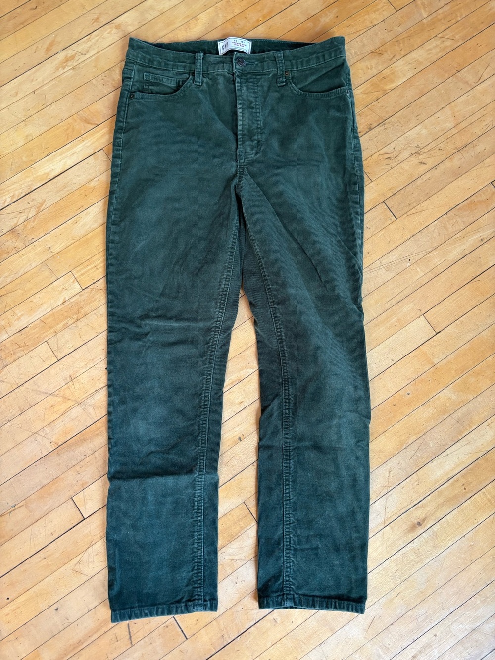 GAP Women’s Dark Green Corduroy Pants